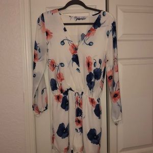 Fraiche by J floral romper - size medium
